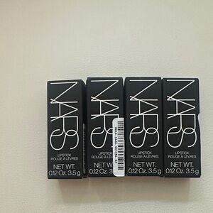 4 NARS Lipstick Set in Black and White Packaging